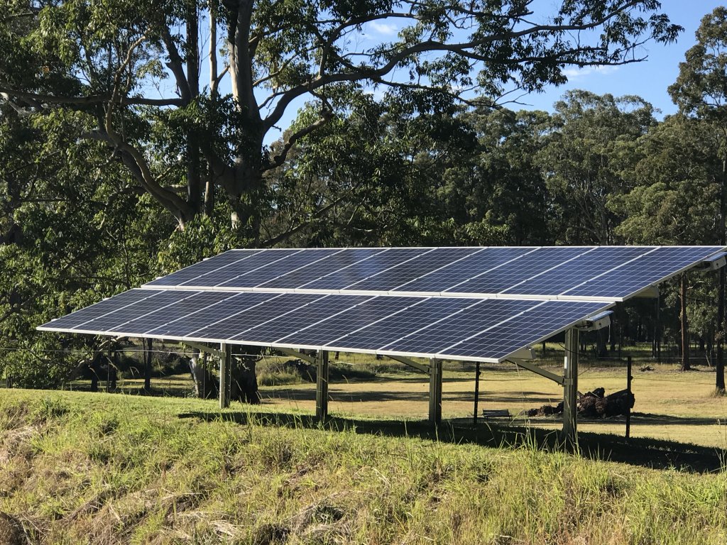 ground mount solar system